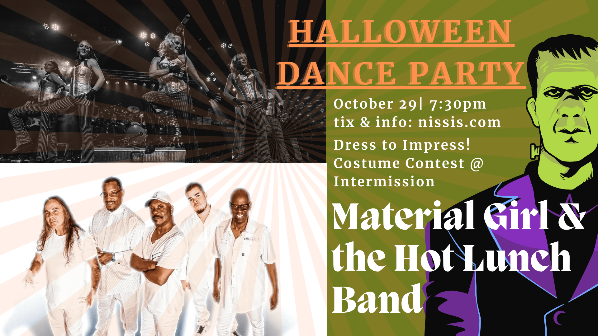 Halloween Dance PartyMaterial Girlthe Hot Lunch Band » Nissi's