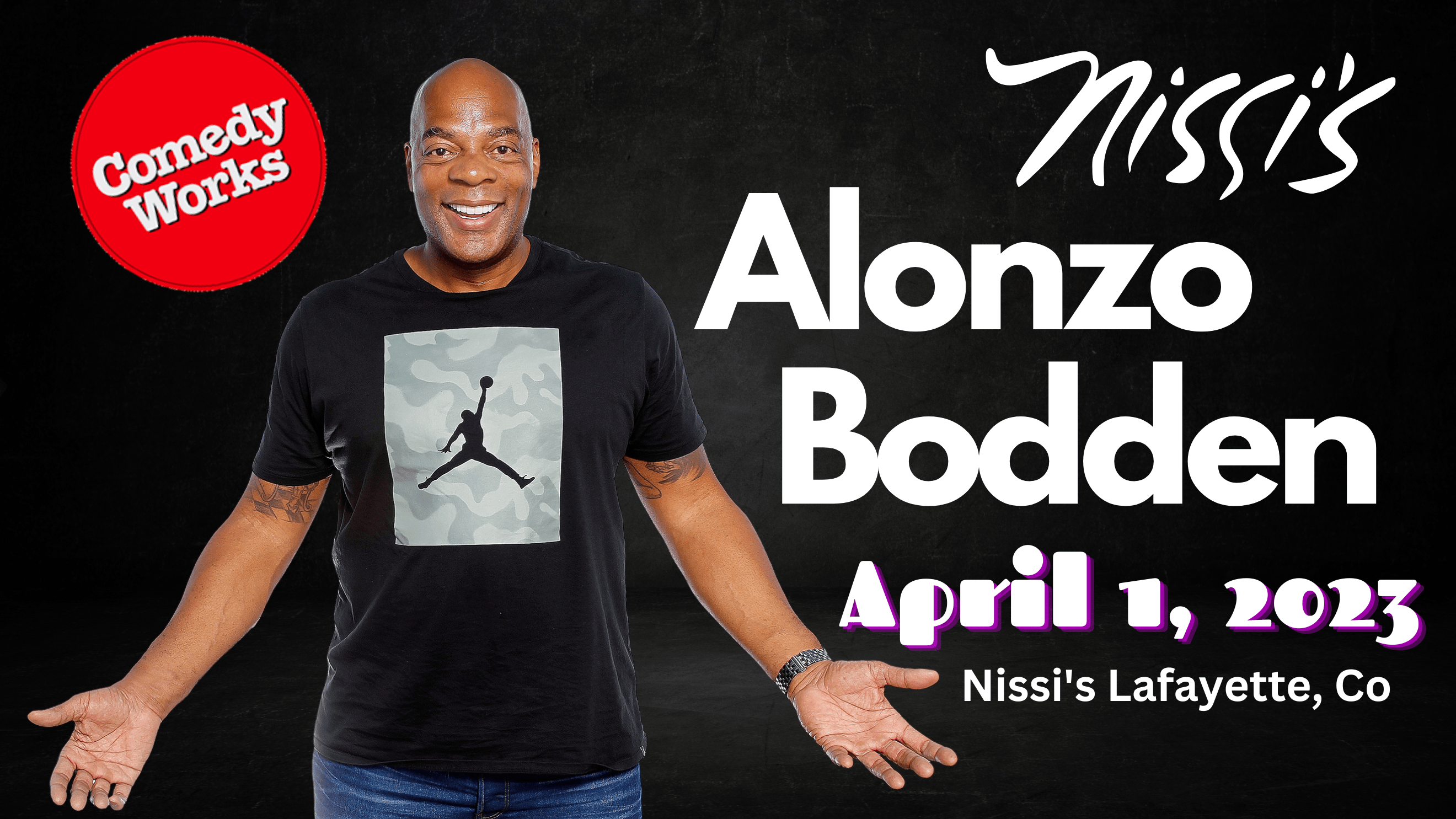 Nissi’s & Comedy Works Presents…Alonzo Bodden with special guest Kevin