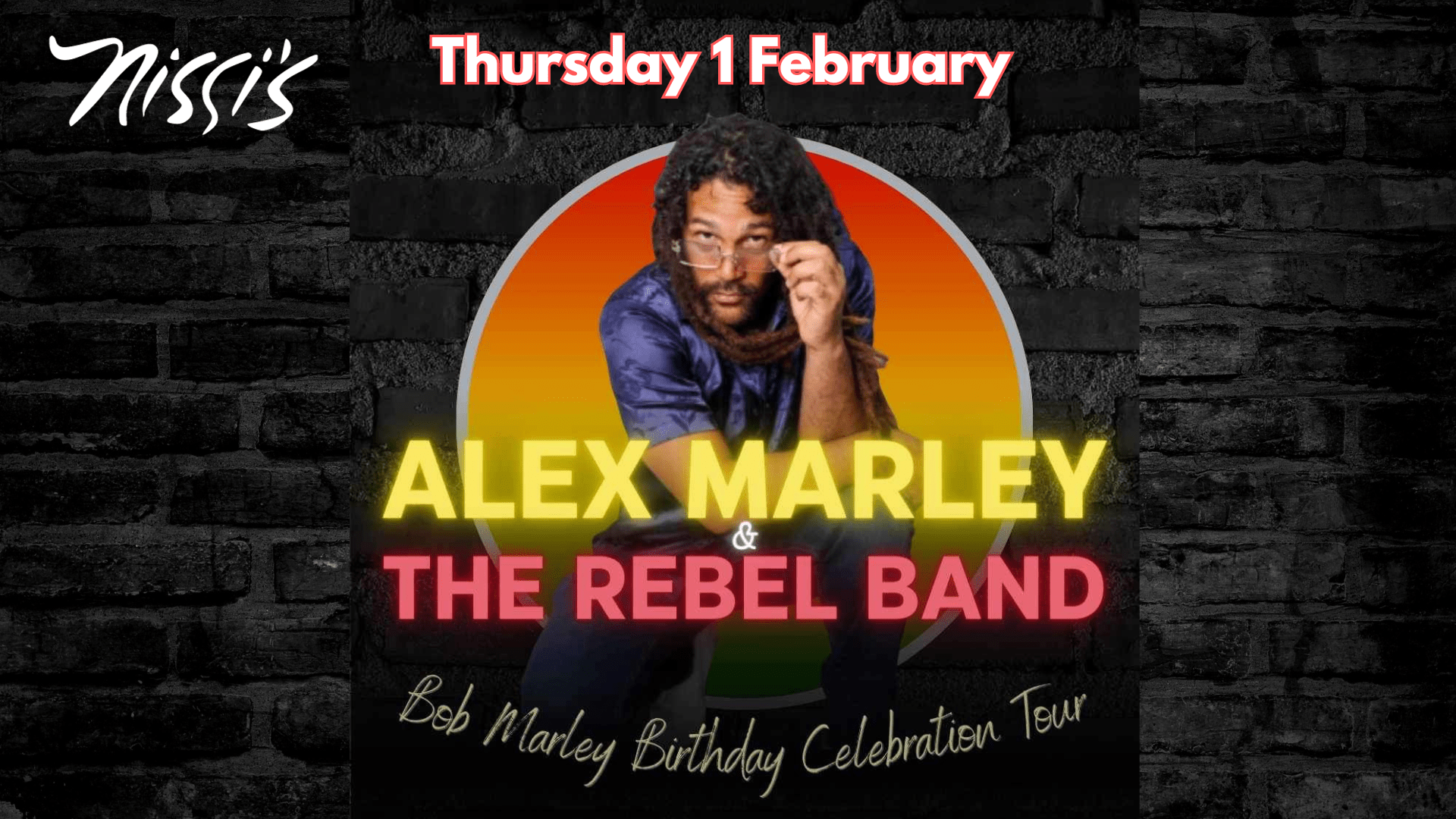 Alex Marley & the Rebel BandCelebrating Bob Marley's Birthday 