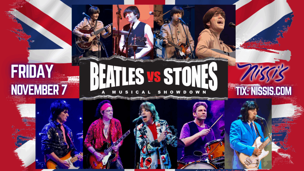 beatles vs stones nissis nissis entertainment events