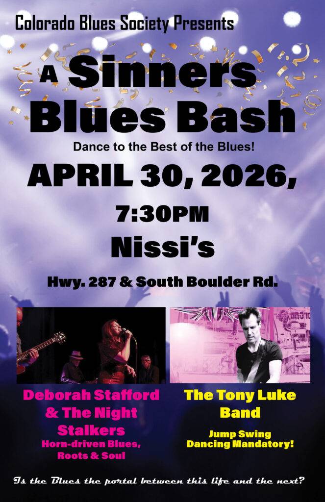 sinners blues bash poster nissis entertainment events
