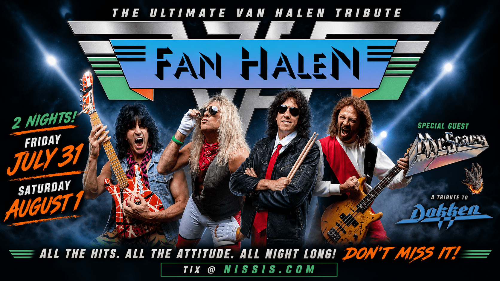FAN HALEN Returns for 2 Nights! | Nat'l Touring Van Halen Tribute