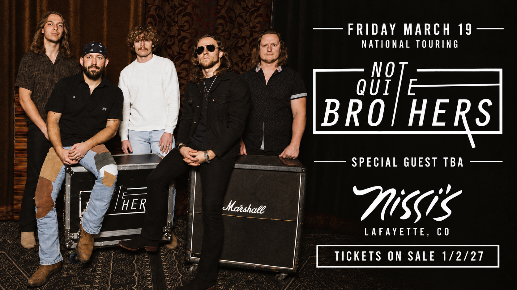 Not Quite Brothers | National Group with special guest TBA