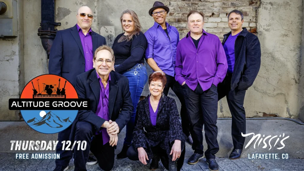 Altitude Groove Band — December 2026 show artwork