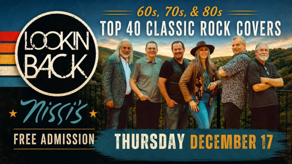 Lookin Back — 70’s & 80’s Classic Rock — show artwork
