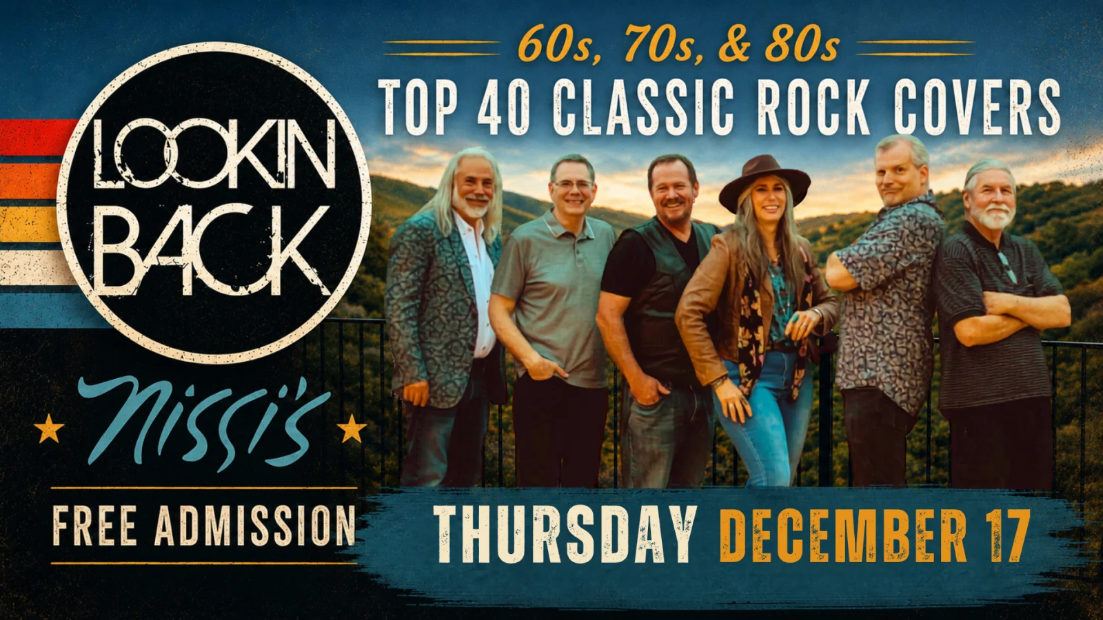 Lookin Back — 70’s & 80’s Classic Rock